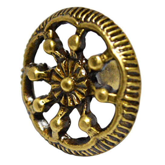 1 1/4 Inch Beaded Wheel Cabinet & Furniture Knob