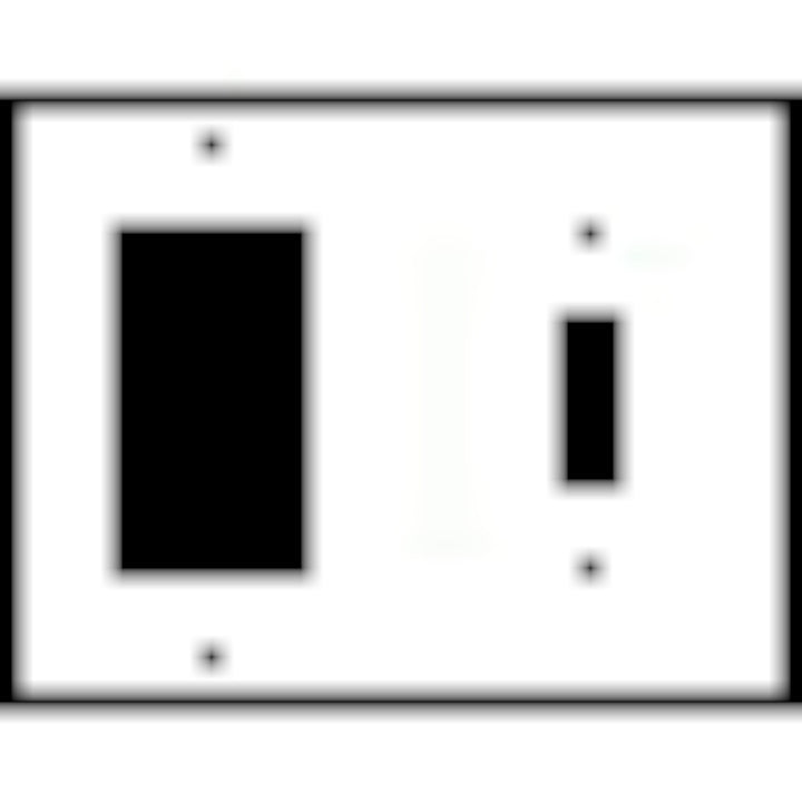 Bamboo Style Wall Plate (Matte Nickel Finish)