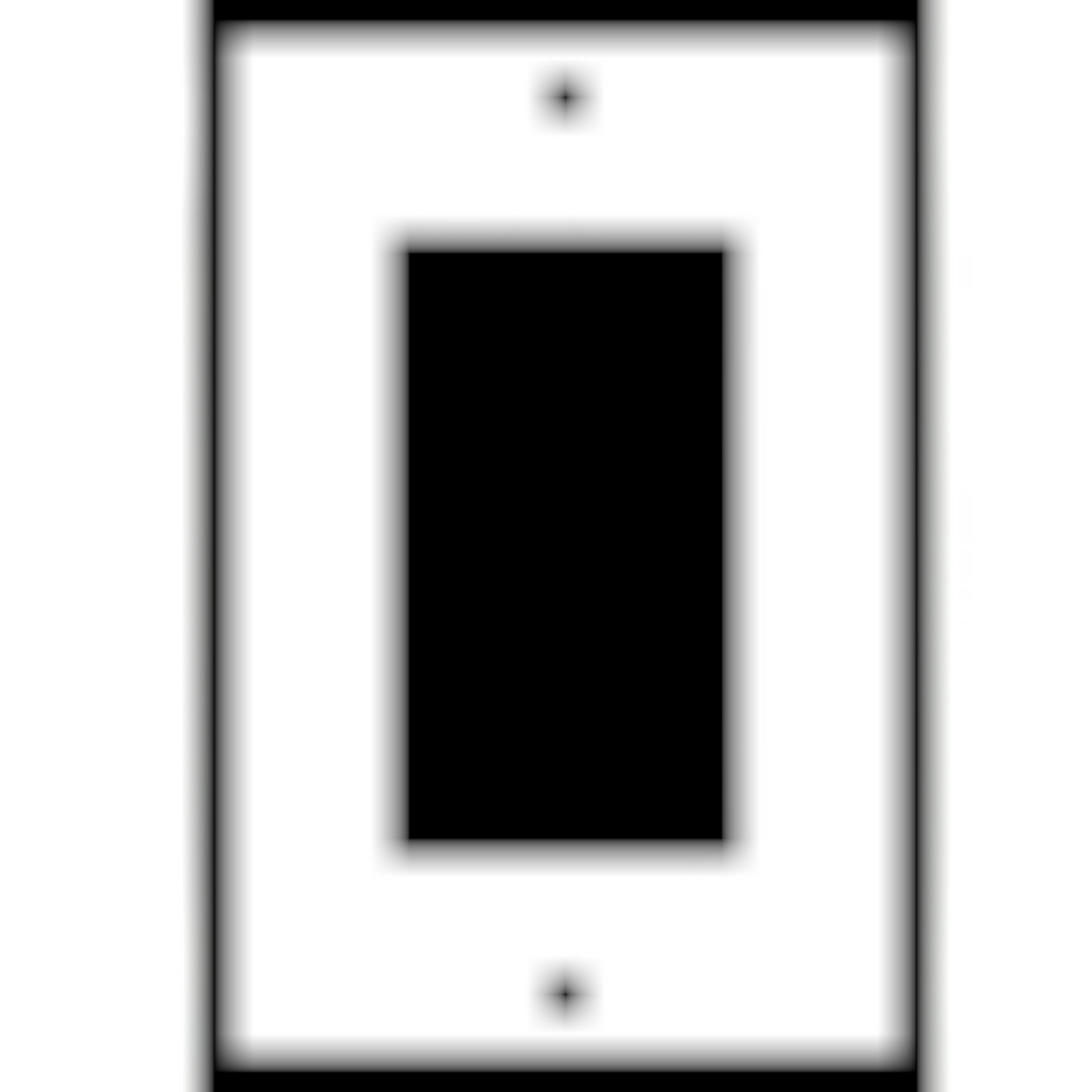 4 1/2 Inch Solid Brass Traditional Switch Plate (Polished Chrome)