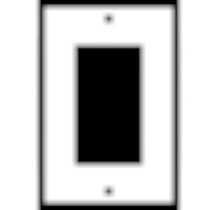 4 1/2 Inch Solid Brass Traditional Switch Plate (Polished Chrome)