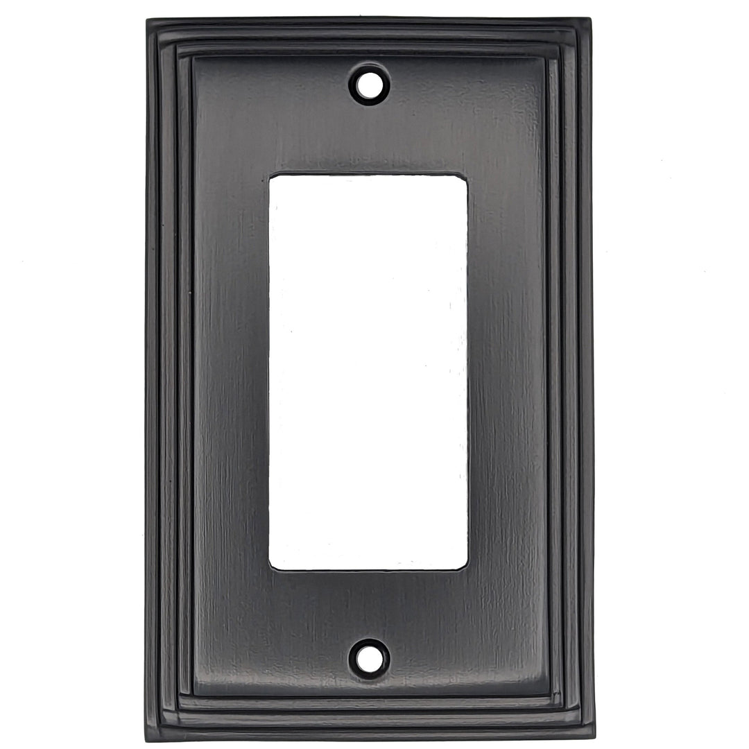 Kingston Classic Stepped Wall Plate (Black Bronze) COPPER MOUNTAIN HARDWARE