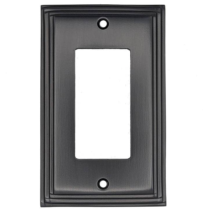 Kingston Classic Stepped Wall Plate (Black Bronze) COPPER MOUNTAIN HARDWARE