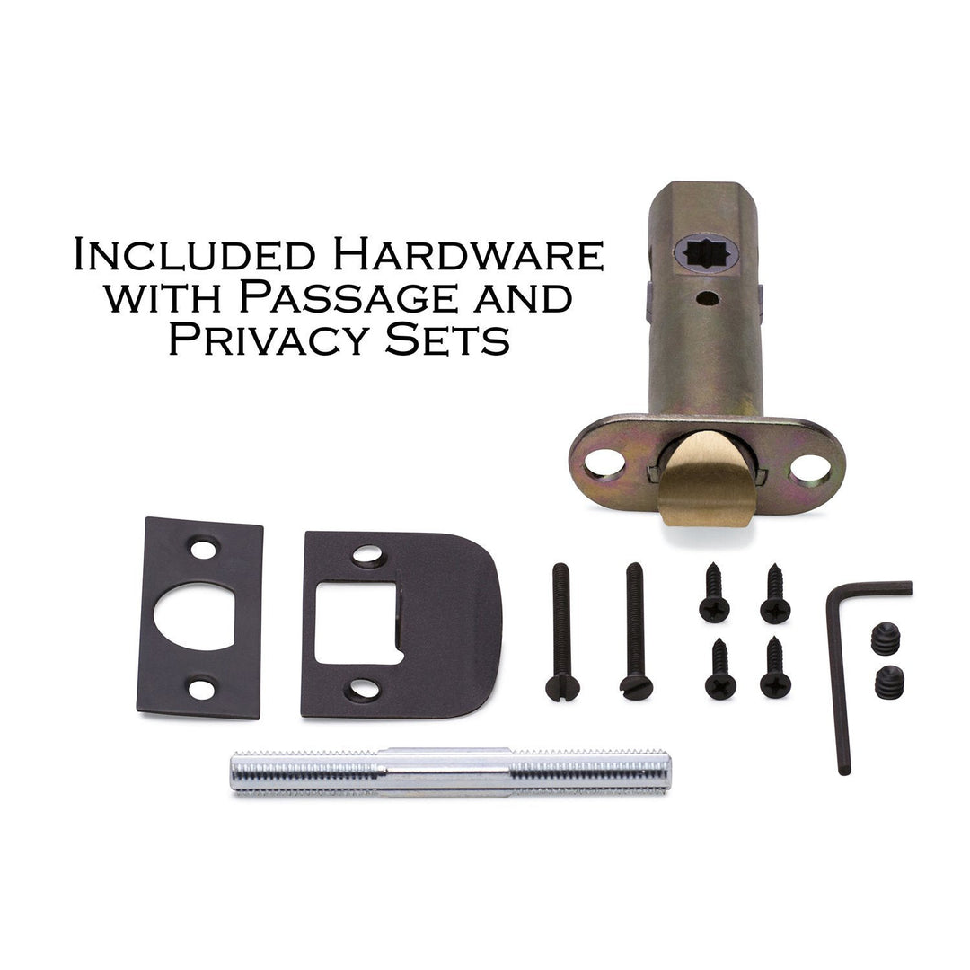 Emtek Solid Brass Luzern Lever With Modern Rectangular Rosette (Several Finish Options) EMTEK