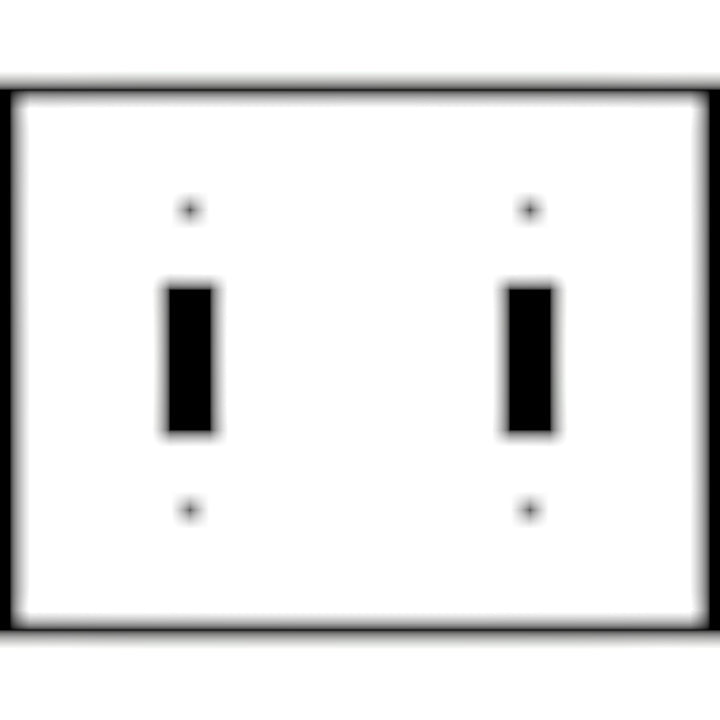 Sonnet Leaf Wall Plate (Oil Rubbed Bronze Finish)