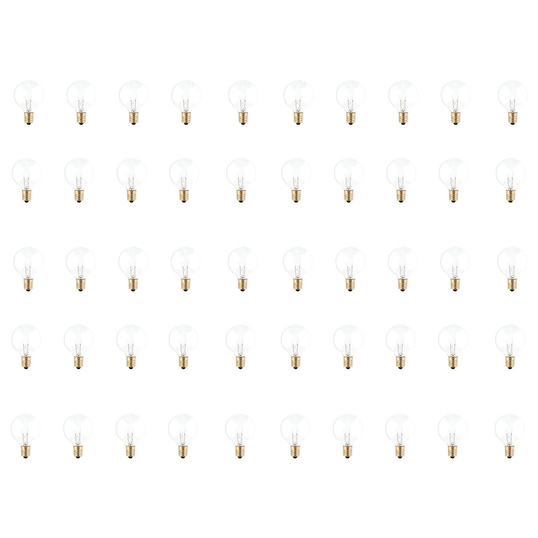 Bulbrite 40W G12 GLOBE CLEAR  E12 130V-50PK