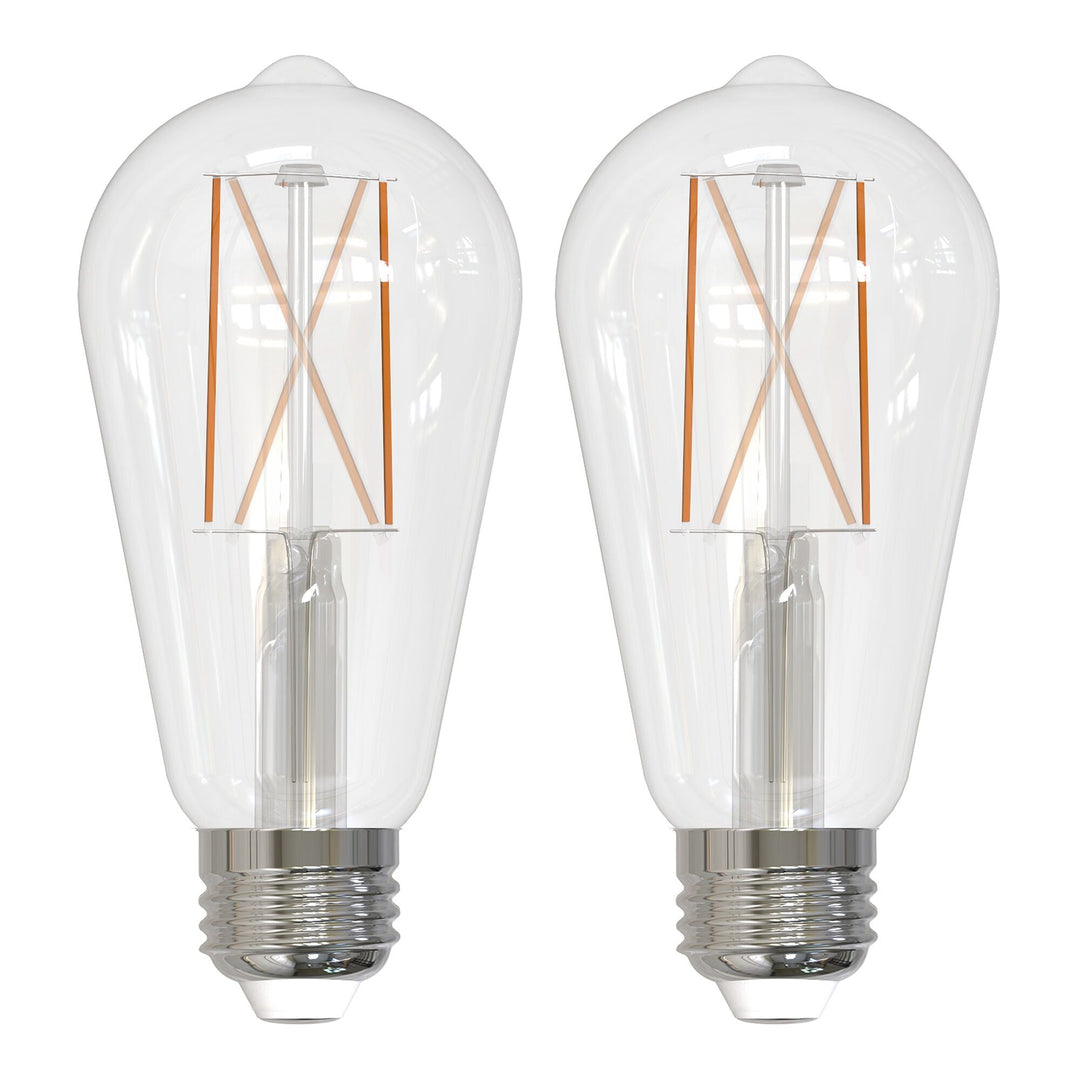 Bulbrite 8.5W LED ST18 2700K FILAMENT FULLY COMPATIBLE DIMMING JA8-2PK