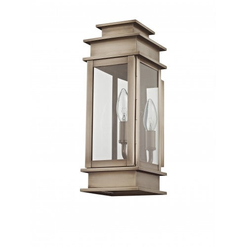 1 Light Vintage Pewter Outdoor Wall Lantern Livex