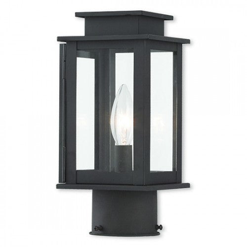 1 Light Bronze Outdoor Post Top Lantern Livex