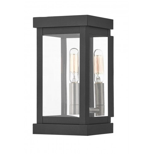 1 Light Black Outdoor Wall Lantern Livex