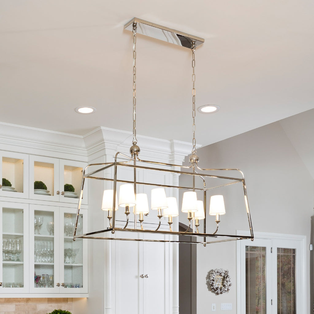 Crystorama Crystorama Libby Langdon Sylvan 8 Light Polished Nickel Chandelier