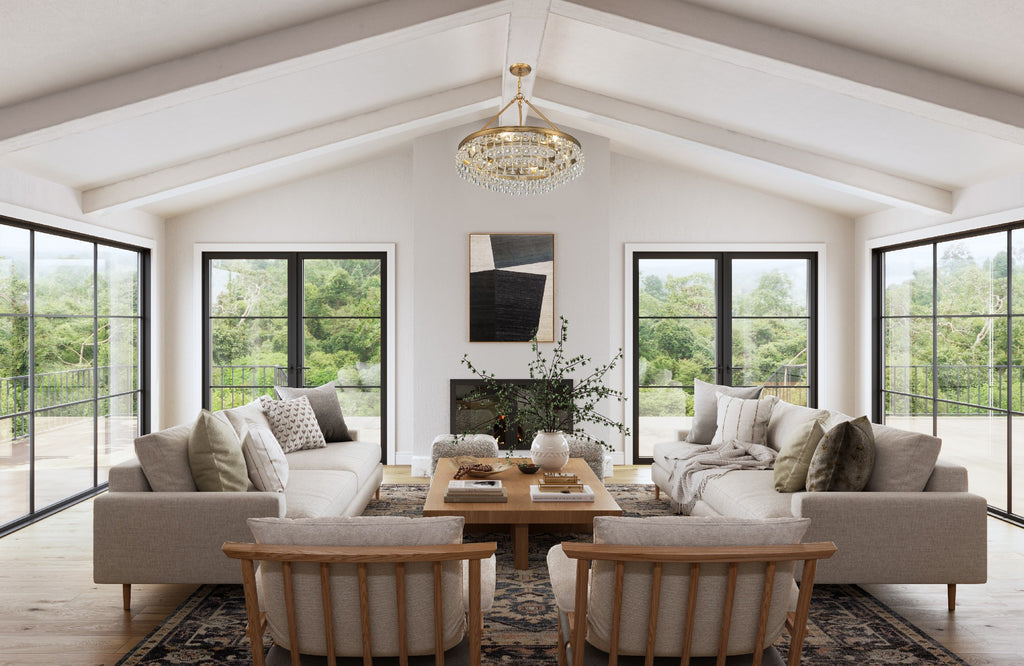 Crystorama Crystorama Calypso 6 Light Vibrant Gold Chandelier