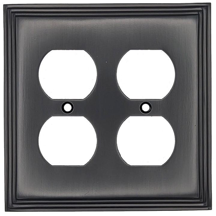 Kingston Classic Stepped Wall Plate (Black Bronze) COPPER MOUNTAIN HARDWARE