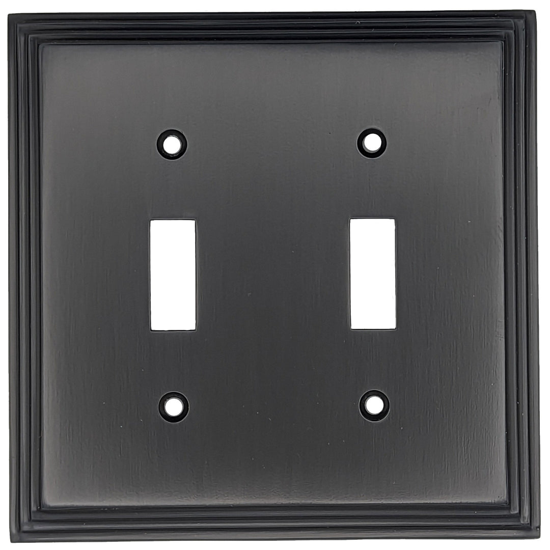 Kingston Classic Stepped Wall Plate (Black Bronze) COPPER MOUNTAIN HARDWARE
