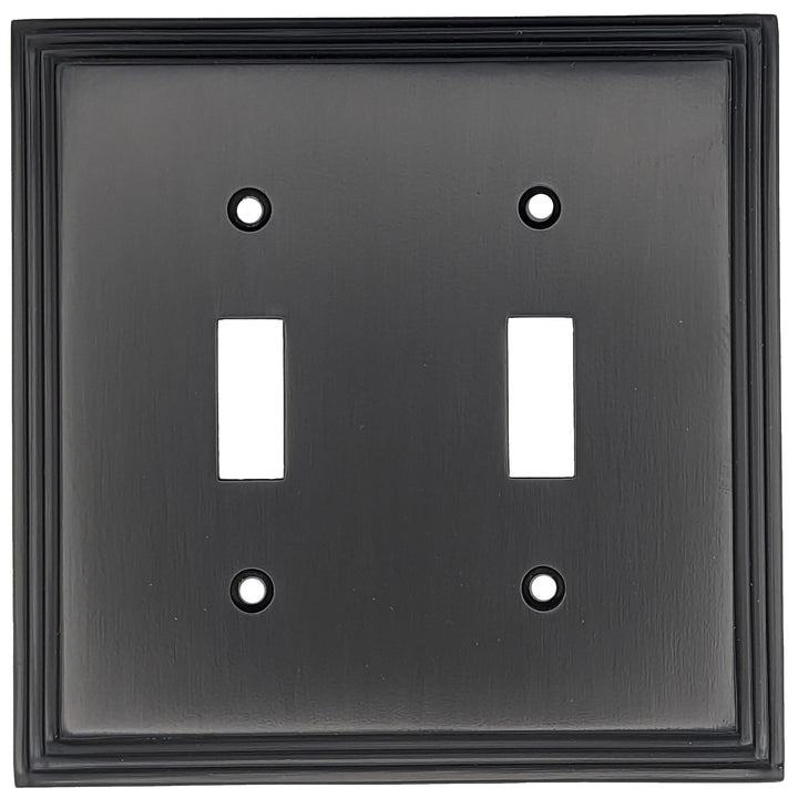 Kingston Classic Stepped Wall Plate (Black Bronze) COPPER MOUNTAIN HARDWARE