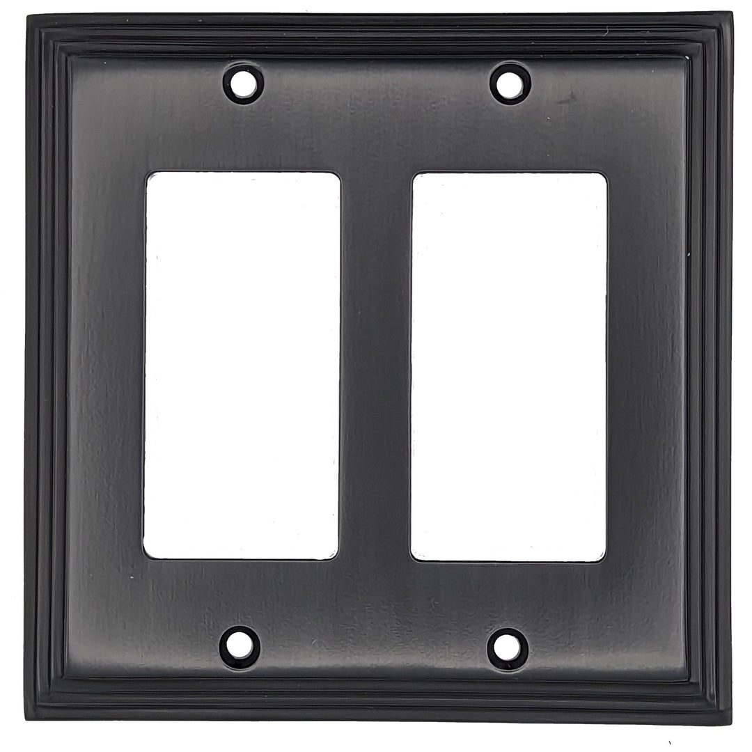 Kingston Classic Stepped Wall Plate (Black Bronze) COPPER MOUNTAIN HARDWARE