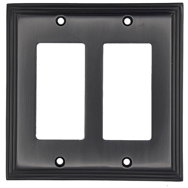 Kingston Classic Stepped Wall Plate (Black Bronze) COPPER MOUNTAIN HARDWARE