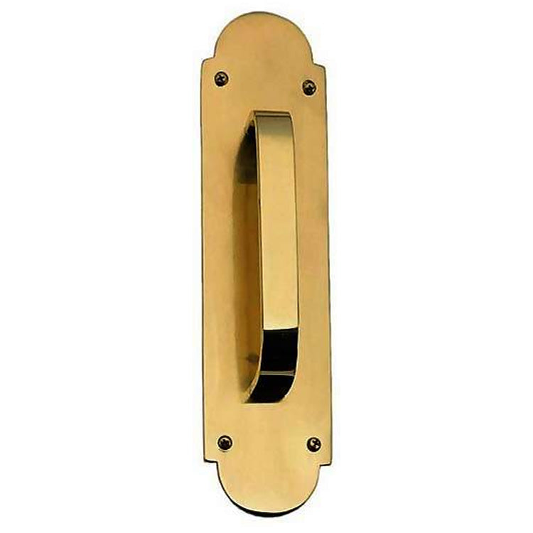 COPPER MOUNTAIN HARDWARE 12 Inch Traditional Door Pull & Plate in Several Finishes