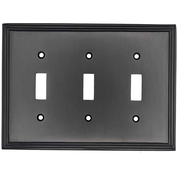Kingston Classic Stepped Wall Plate (Black Bronze) COPPER MOUNTAIN HARDWARE