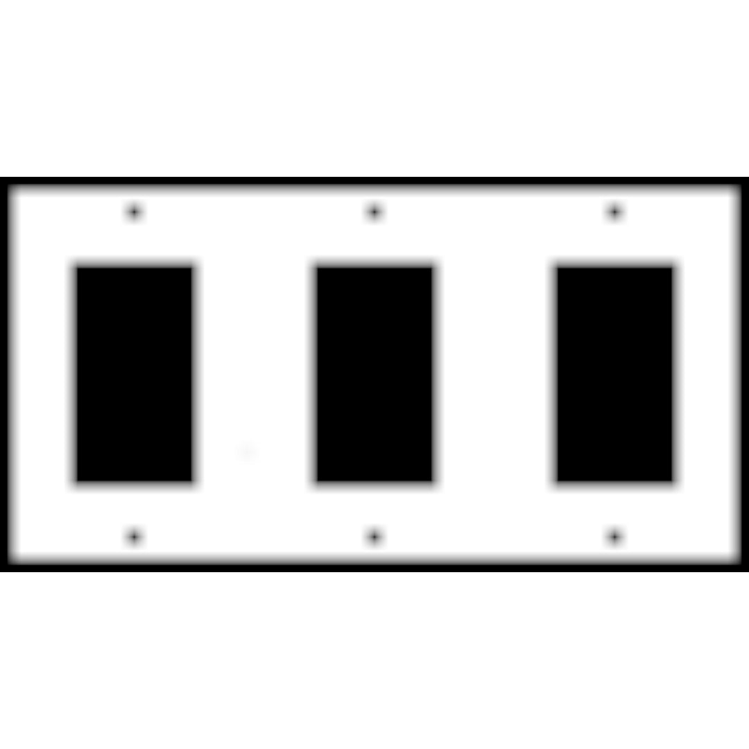 4 1/2 Inch Solid Brass Traditional Switch Plate (Antique Nickel)