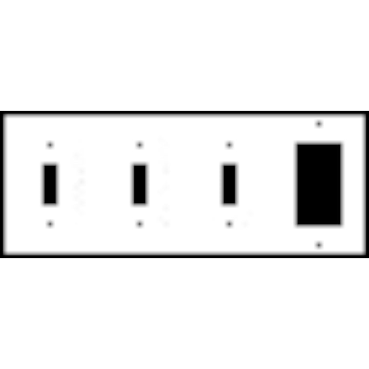 Sonnet Leaf Wall Plate (Bright Nickel Finish)