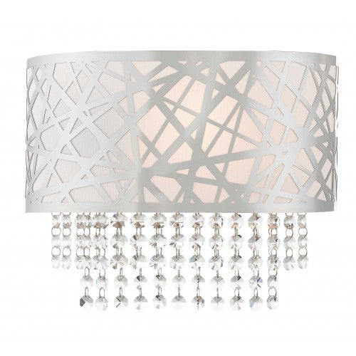 1 Light Polished Chrome ADA Wall Sconce Livex