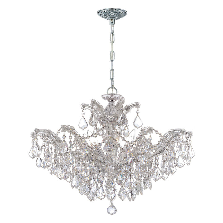 Crystorama Crystorama Maria Theresa 6 Light Spectra Crystal Polished Chrome Chandelier