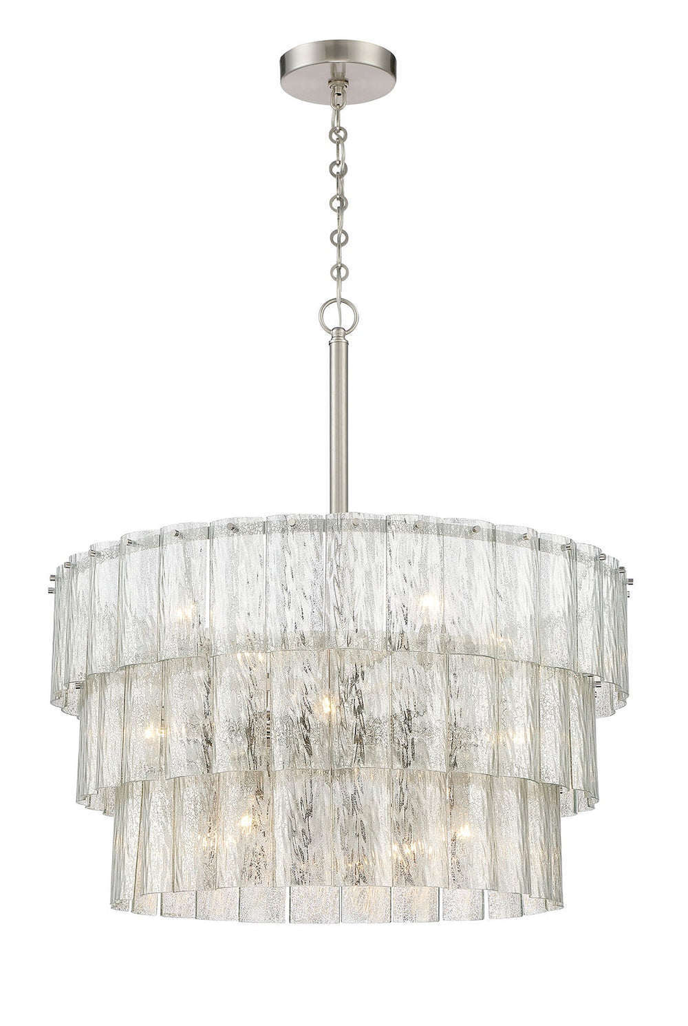 Museo 12 Light Pendant in Brushed Polished Nickel Pendant Craftmade