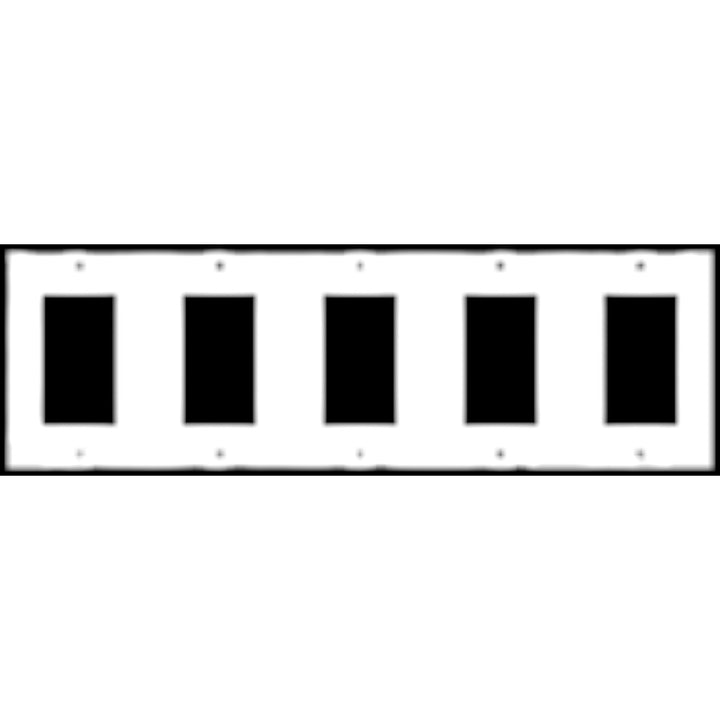 Bamboo Style Wall Plate (Rust Finish)