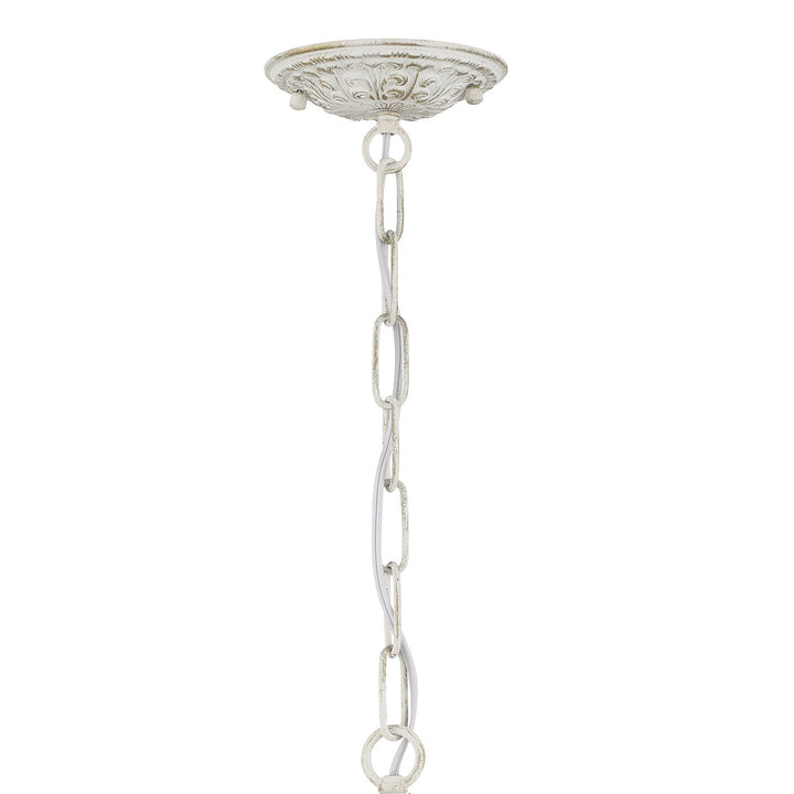 Crystorama Crystorama Paris Market 4 Light Clear Crystal Antique White Mini Chandelier