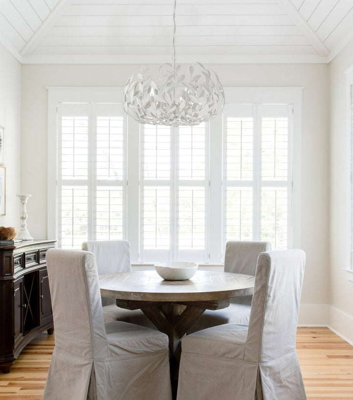 Crystorama Crystorama Broche 6 Light Matte White Chandelier