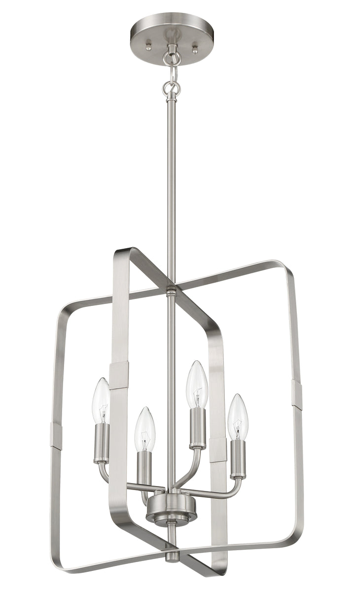 Stowe 4 Light Foyer in Brushed Polished Nickel Pendant Craftmade