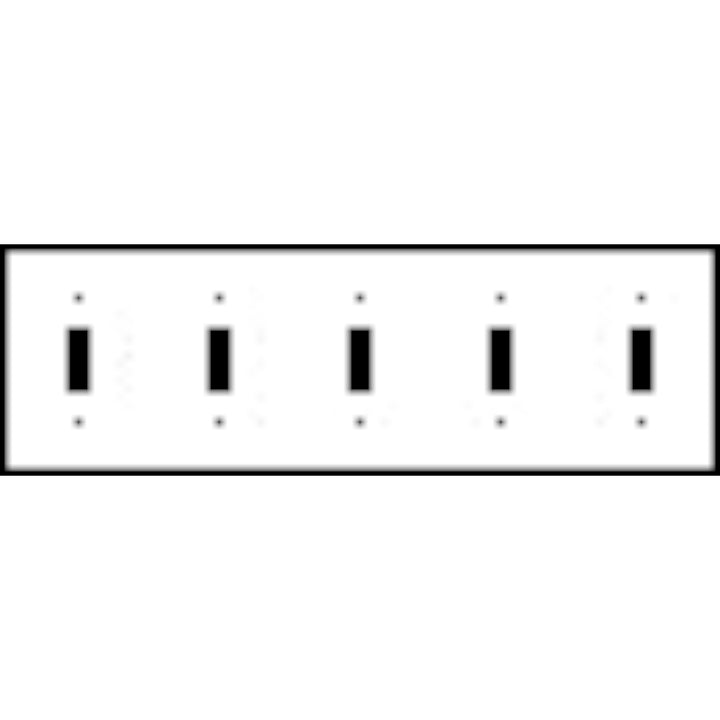 Oceanus Shell Wall Plate (Bright Nickel Finish)