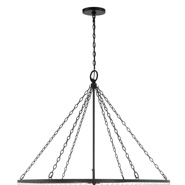 Crystorama Crystorama Rylee 15 Light Matte Black Chandelier