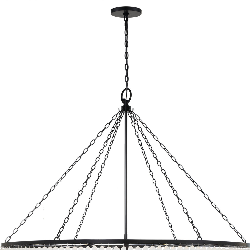 Crystorama Crystorama Rylee 24 Light Matte Black Chandelier