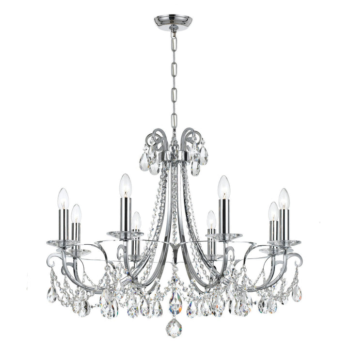 Crystorama Crystorama Othello 8 Light Spectra Crystal Polished Chrome Chandelier