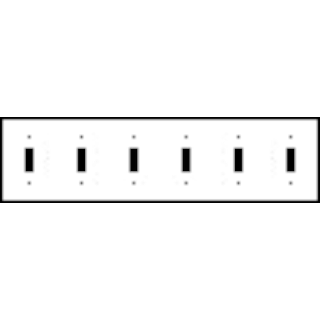 Bamboo Style Wall Plate (Matte Nickel Finish)