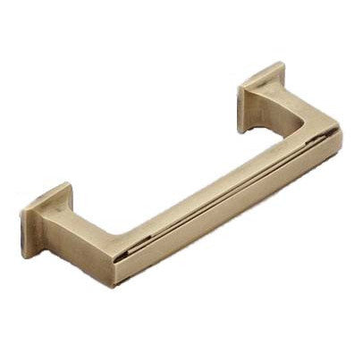 7 Inch Solid Brass Art Deco Skyscraper Pull (Several Finishes Available)
