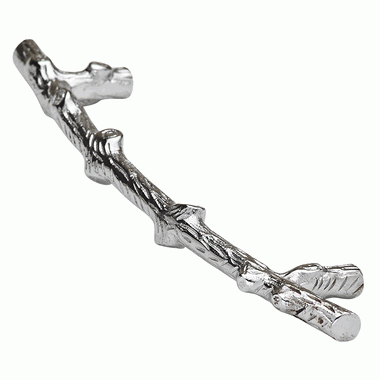 8 5/8 Inch Tree Branch Cabinet Pull (Several Finishes Available)