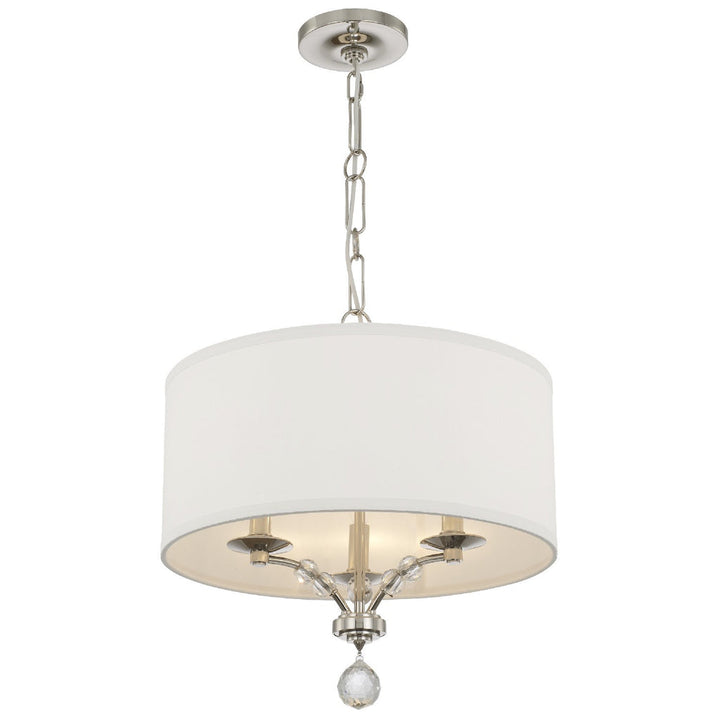 Crystorama Crystorama Mirage 3 Light Polished Nickel Chandelier