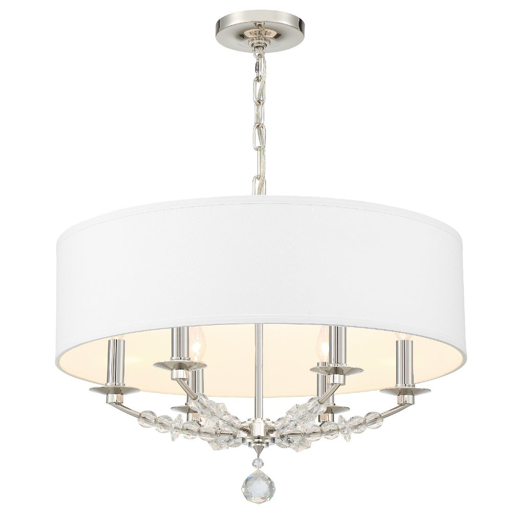 Crystorama Crystorama Mirage 6 Light Polished Nickel Chandelier