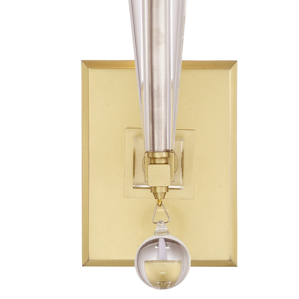 Crystorama Crystorama Paxton 1 Light Aged Brass Sconce