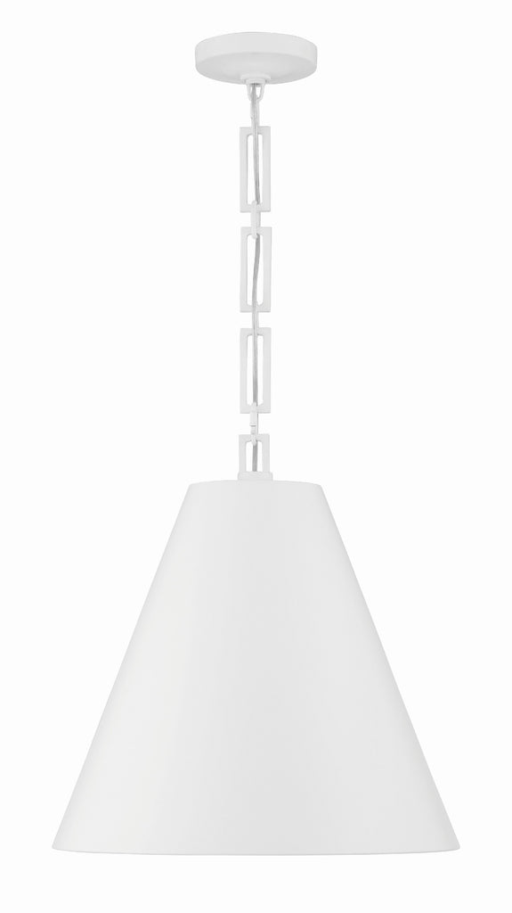 Crystorama Crystorama Brian Patrick Flynn Alston 3 Light Matte White + Antique Gold Chandelier