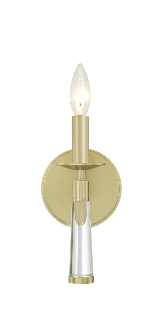 Crystorama Crystorama Baxter 1 Light Aged Brass Sconce