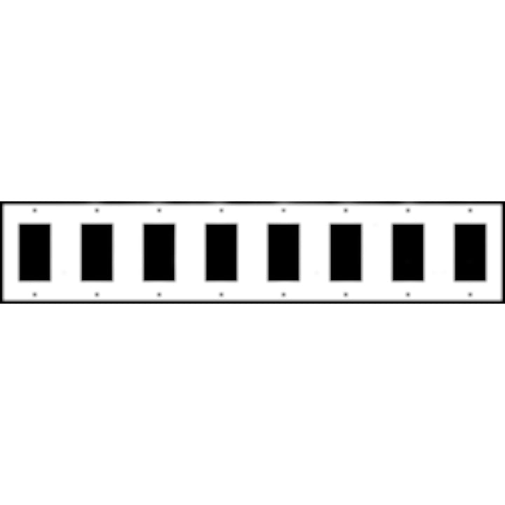 Bamboo Style Wall Plate (Antique Copper Finish)