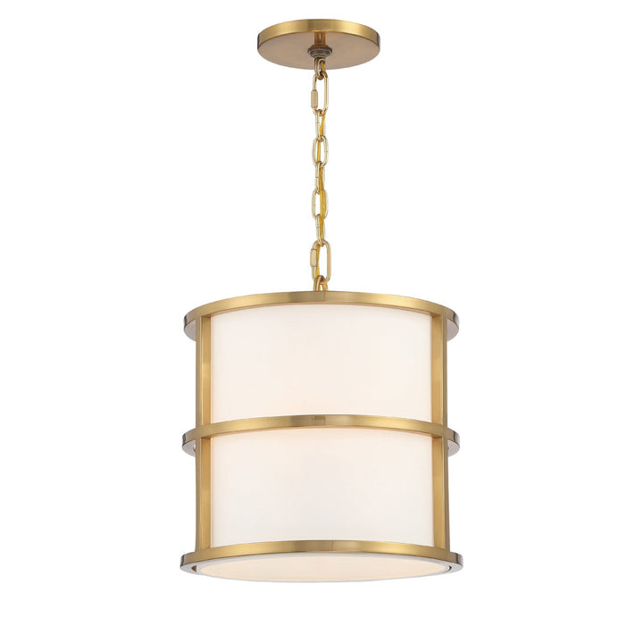 Crystorama Crystorama Brian Patrick Flynn Hulton 3 Light Luxe Gold Mini Chandelier