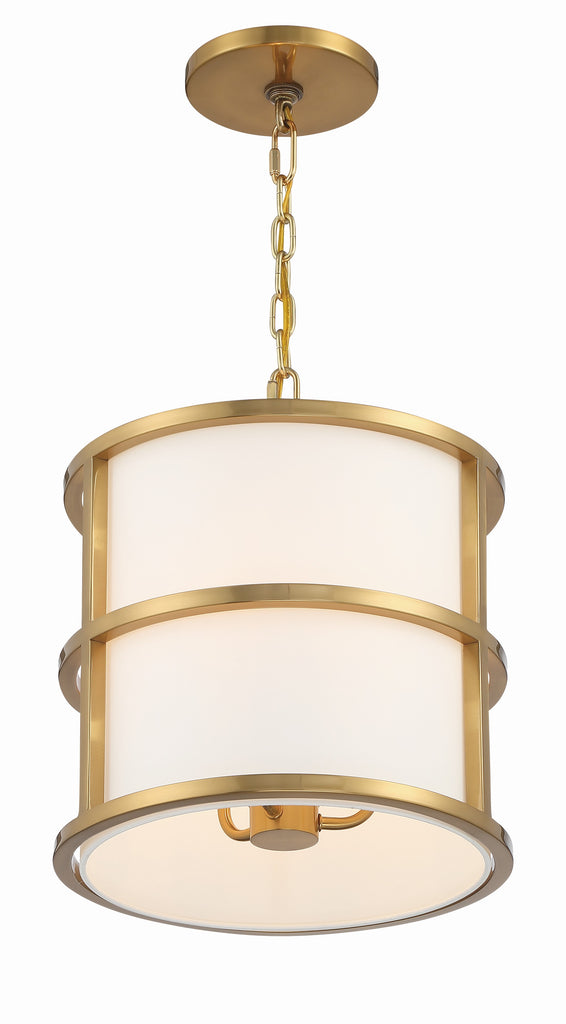 Crystorama Crystorama Brian Patrick Flynn Hulton 3 Light Luxe Gold Mini Chandelier