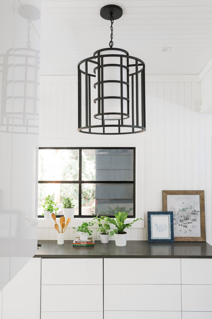 Crystorama Crystorama Brian Patrick Flynn Hulton 6 Light Matte Black Chandelier