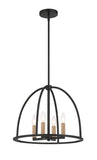 Crystorama Crystorama Abbott 4 Light Black Chandelier