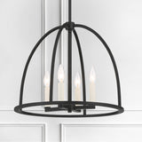 Crystorama Crystorama Abbott 4 Light Black Chandelier