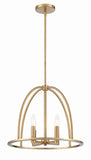 Crystorama Crystorama Abbott 4 Light Vibrant Gold Chandelier